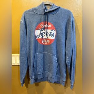 Vintage Levi's Hoodie Men’s pullover hooded sweatshirt.  Large